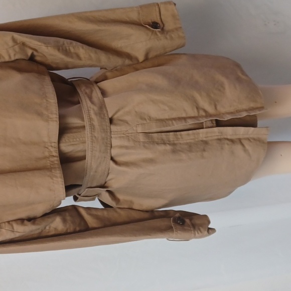 BANANA REPUBLIC pretty And Elegant Size S. Tan Trench Coat with Belt - Picture 10 of 15